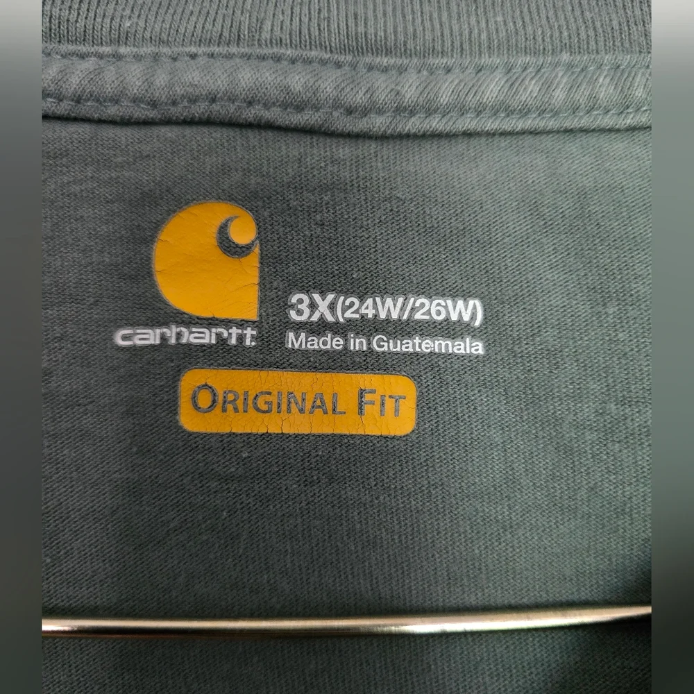 Carhartt Women's Green Long Sleeve Graphic Shirt - Picture 4 of 6